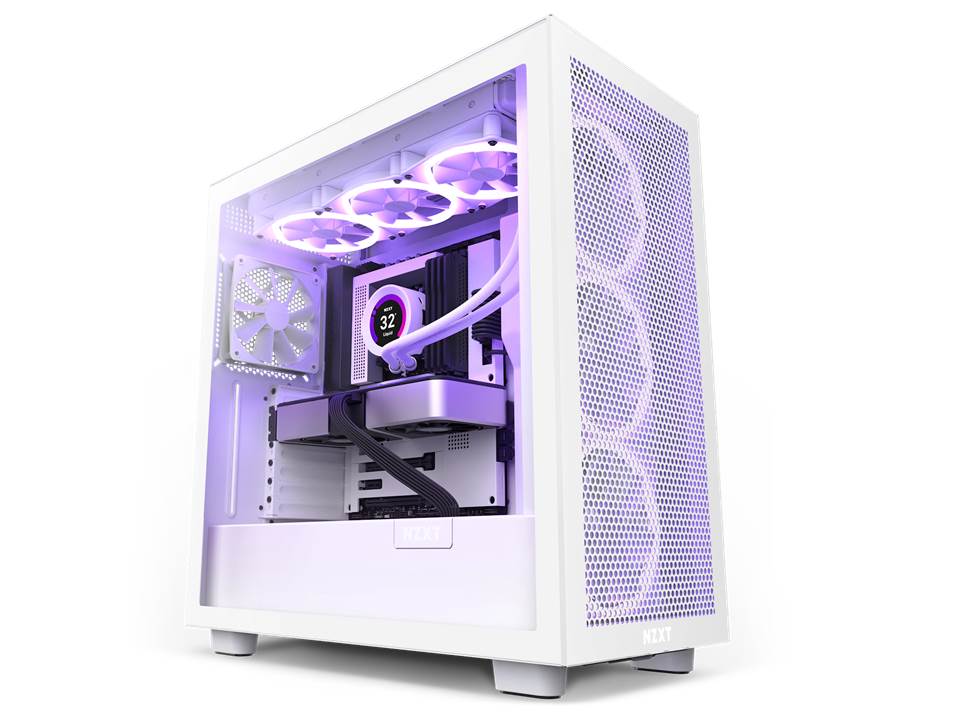 NZXT H5 Elite Compact Mid-tower ATX case (White/Black)